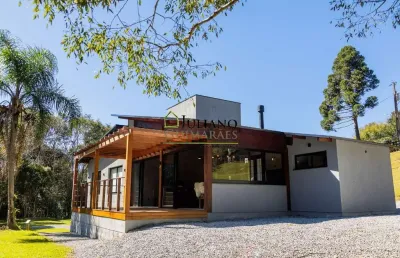 Casa alto padrão á venda em condomínio fechado, taquaras - rancho queimado - sc