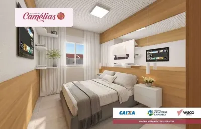 Casa em condomínio fechado com 2 quartos à venda na rua imperador, 10, sítio ipiranga, cachoeirinha, 41 m2 por r$ 223.800