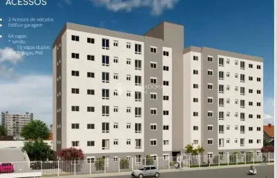 Apartamento com 2 quartos à venda na rua cai, 1545, vila princesa izabel, cachoeirinha, 56 m2 por r$ 225.000