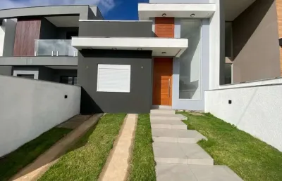 Casa em condomínio fechado com 2 quartos à venda na agenor jardim rosa, 331, loteamento jardim timbaúva, gravataí, 83 m2 por r$ 499.000