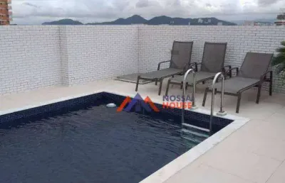 Apartamento com 1 dormitório à venda, 60 m² por r$ 635.000,00 - boqueirão - santos/sp