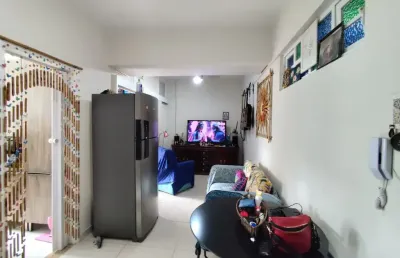 Apartamento com 1 quarto à venda na Avenida Presidente Wilson, 142, José Menino, Santos