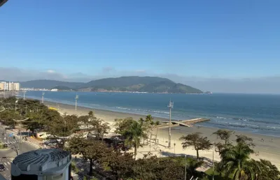 Apartamento de 1 dormitório 61m2 com vista mar no embaré 640mil