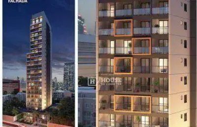 Studio com 1 dormitório à venda, 36 m² por r$ 480.000,00 - vila pompeia - são paulo/sp
