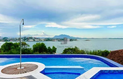Luxuosa casa duplex 4 suítes no morro do moreno com vista única!
