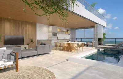 Apartamento garden com 4 dormitórios à venda, 144 m² por r$ 2.133.990,00 - jardim camburi - vitória/es