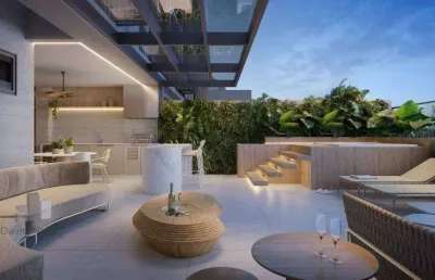 Apartamento garden com 3 dormitórios à venda, 195 m² por r$ 2.849.895,00 - jardim camburi - vitória/es
