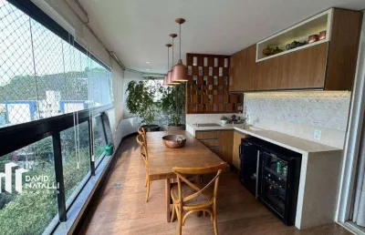 Apartamento com 4 dormitórios para alugar, 200 m² por r$ 9.000,00/mês - praia do canto - vitória/es