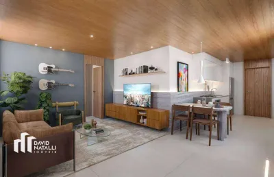 Studio com 1 dormitório à venda, 32 m² por r$ 953.900,00 - praia do canto - vitória/es