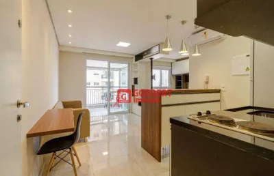 Apartamento studio condomínio cidade maia com 1 dormitório para alugar, 38 m² por r$ 2.853/mês - jardim flor da montanha - guarulhos/sp