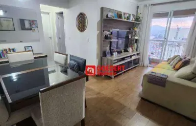 Apartamento condomínio vistas da serra com 2 dormitórios sendo 1 suíte à venda, 62 m² por r$ 442.000 - vila rosália - guarulhos/sp