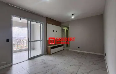 Apartamento condominio life park com 3 dormitórios sendo 1 suíte à venda, 72 m² por r$ 640.000 - vila augusta - guarulhos/sp