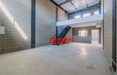 Galpão novo para alugar, 125 m² por r$ 5.845/mês - vila barros - guarulhos/sp