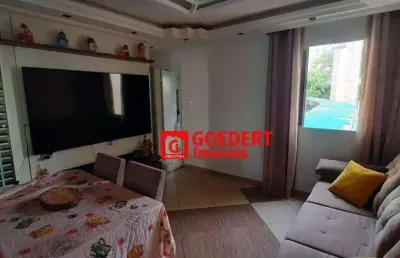 Apartamento com 2 dormitórios à venda, 46 m² por r$ 220.000 - parque uirapuru - guarulhos/sp