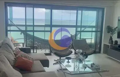 Apartamento beira mar -  edf joão heráclio, av. boa viagem