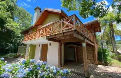 Casa com 3 quartos à venda na professora elvira apollo benetti, 4691, avenida central, gramado, 210 m2 por r$ 2.850.000