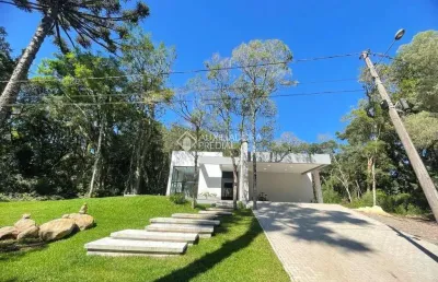 Casa em condomínio fechado com 3 quartos à venda na dos sabias, 150, mato queimado, gramado, 400 m2 por r$ 7.000.000