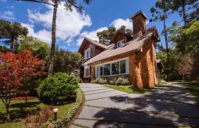 Casa em condomínio fechado com 4 quartos à venda na av. do quilombo, 1534, reserva da serra, canela, 302 m2 por r$ 3.950.000
