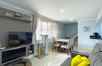 Casa em condomínio fechado com 3 quartos à venda na avenida karl iwers, 252, jardim itu sabará, porto alegre, 98 m2 por r$ 579.500