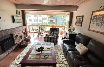 Apartamento com 3 quartos à venda na rua do colégio, 123, centro, gramado, 123 m2 por r$ 1.900.000