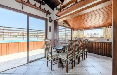 Cobertura com 3 quartos à venda na rua brito peixoto, 237, passo da areia, porto alegre, 164 m2 por r$ 990.000