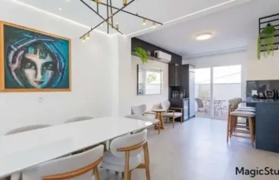 Casa em condomínio fechado com 3 quartos à venda na rua donario neves da silveira, 155, mário quintana, porto alegre, 202 m2 por r$ 930.000