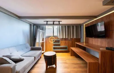 Apartamento duplex com 1 quarto à venda, 35 m² - vila madalena - são paulo/sp