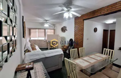 Apartamento com 2 dormitórios à venda, 129 m²  - aparecida - santos/sp