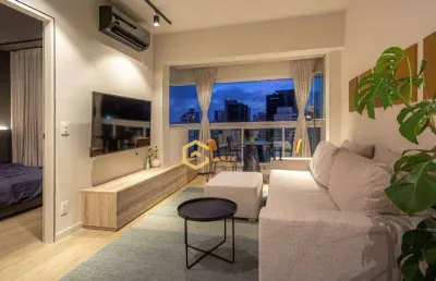 Apartamento com 1 quarto, 39 m² - venda ou aluga - pinheiros - são paulo/sp
