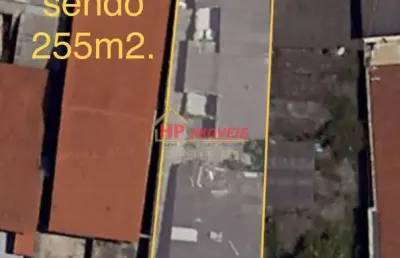 Ótimo terreno de 255m² para venda em osasco, jd bela vista.