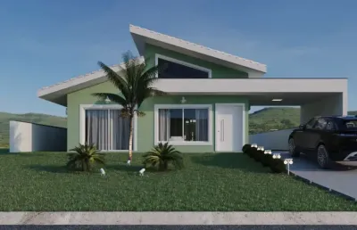 Casa em construção a venda no condomínio ninho verde i eco residence - porangaba/sp