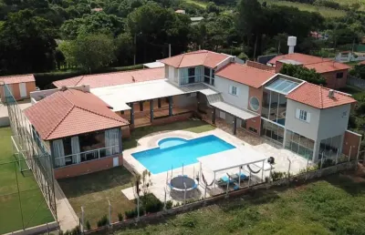 Chácara de alto padrão à venda, 5 suítes, r$ 2.650.000 - jardim santa adélia - boituva/sp