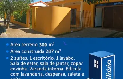 Casa térrea com edícula no andrea ville – conforto, elegância e espaço em alto nível