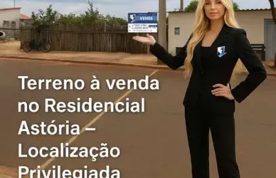 Terreno à venda no residencial astória – localização premium!