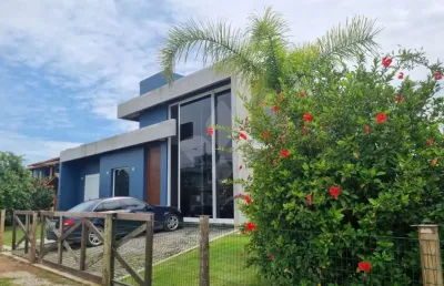 Casa em condomínio fechado com 2 quartos à venda na servidão pmg 04, 26, ibiraquera, garopaba por r$ 1.400.000