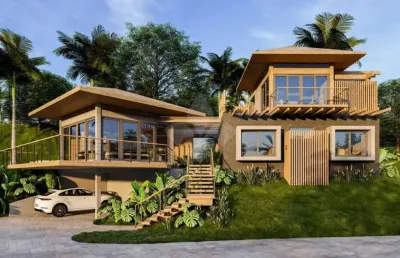 Casa em condomínio fechado com 3 quartos à venda na rio grande do sul, 30, praia da silveira, garopaba por r$ 2.717.000