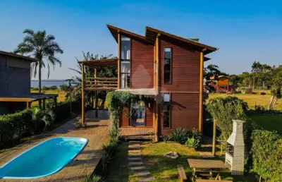 Casa em condomínio fechado com 3 quartos à venda na manoel irineu gonçalves, 1, ibiraquera, imbituba por r$ 990.000
