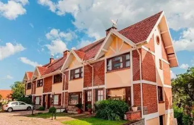 Casa em condomínio fechado com 3 quartos à venda na dos papagaios, 25, quinta da serra, canela por r$ 860.000