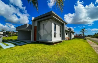 Casa em condomínio fechado com 3 quartos à venda na ataide manoel da rosa, 1, alto arroio, imbituba por r$ 1.200.000