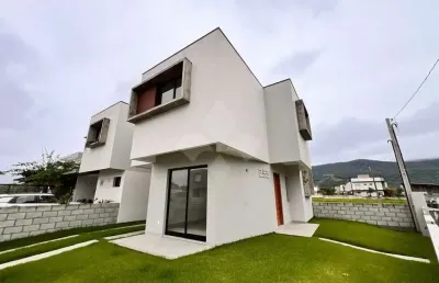 Casa em condomínio fechado com 3 quartos à venda na pedro miguel linhares, 20, areais da palhocinha, garopaba por r$ 697.000