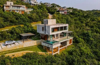 Casa em condomínio fechado com 3 quartos à venda na da silveira, 12, praia da silveira, garopaba por r$ 7.500.000