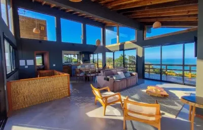 Casa em condomínio fechado com 2 quartos à venda na augusto germano wilke, 05, praia da silveira, garopaba por r$ 4.000.000
