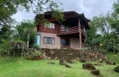 Casa em condomínio fechado com 2 quartos à venda na rua dunas da faisca, 1, praia da gamboa, garopaba por r$ 3.200.000