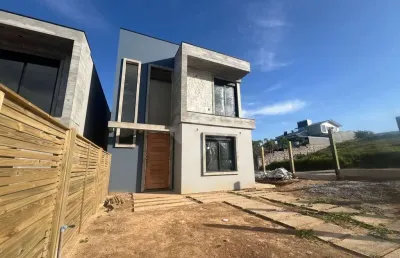 Casa em condomínio fechado com 3 quartos à venda na teonaz israel, 20, ferraz, garopaba por r$ 1.600.000