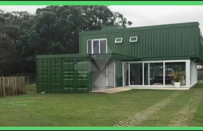Casa em condomínio fechado com 3 quartos à venda na emiliano da silveira, 300, campo duna, garopaba por r$ 2.300.000