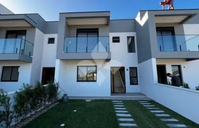 Casa em condomínio fechado com 3 quartos à venda na 15 de novembro, 15, areais da palhocinha, garopaba por r$ 679.000