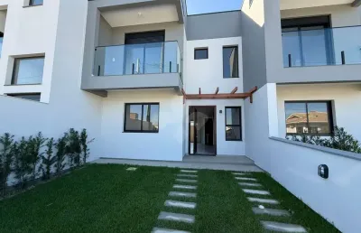 Casa em condomínio fechado com 3 quartos à venda na 15 de novembro, 15, areais da palhocinha, garopaba por r$ 679.000