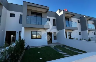 Casa em condomínio fechado com 3 quartos à venda na 15 de novembro, 15, areais da palhocinha, garopaba por r$ 679.000