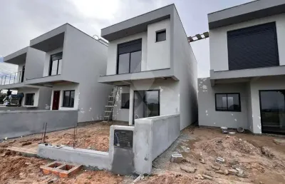 Casa em condomínio fechado com 3 quartos à venda na manoel ferreira, 620, campo duna, garopaba por r$ 690.000