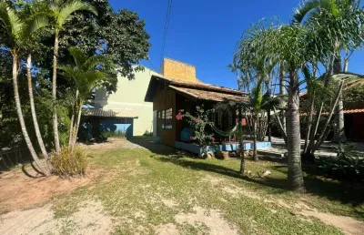 Casa em condomínio fechado com 2 quartos à venda na das baleias, 4, capão, garopaba por r$ 2.150.000